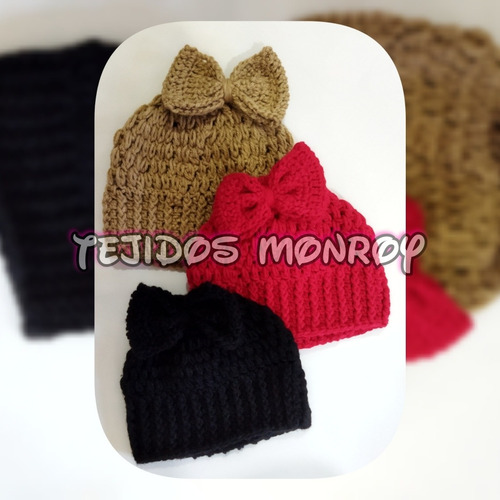 5 Gorros Coleteros De Estambre