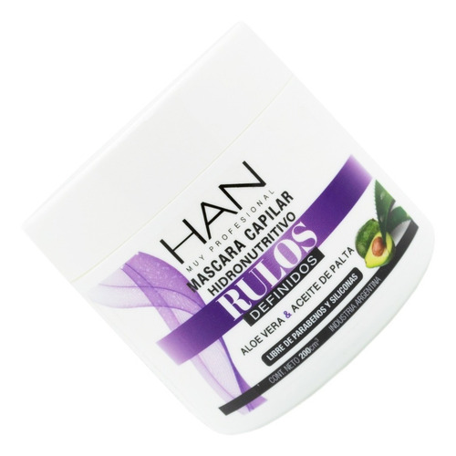 Baño De Crema Han Hidronutritivo Rulos 200g Curly Girl