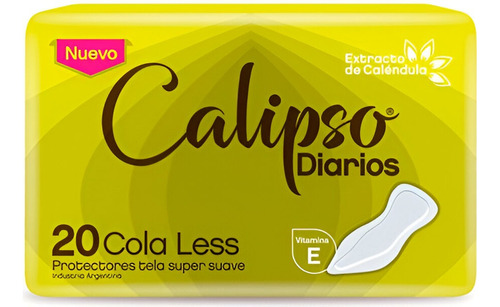 Protectores Diarios Calipso Colaless 20u Pack 12 Unidades