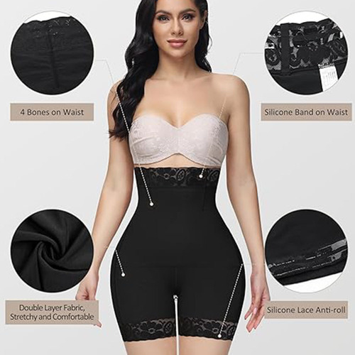 Panty Short Fajas Colombianas Moldeadoras Control De Abdomen