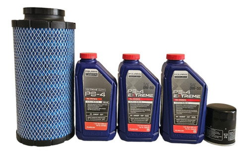 Kit Cambio Aceite Ps-4 0w-50 Y Filtro De Aire Rzr Turbo