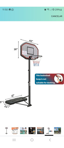 Tablero De Basketball Portatil (Usado)