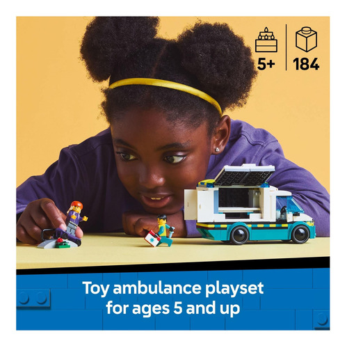 Juguete De Ambulancia De Emergencia De Lego City Juguete Y 5