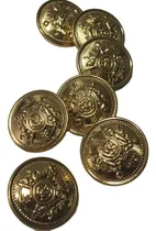 Comprar Antigua Casa De Botones Boton 2 Lanzas Bronce T23mm Dorados