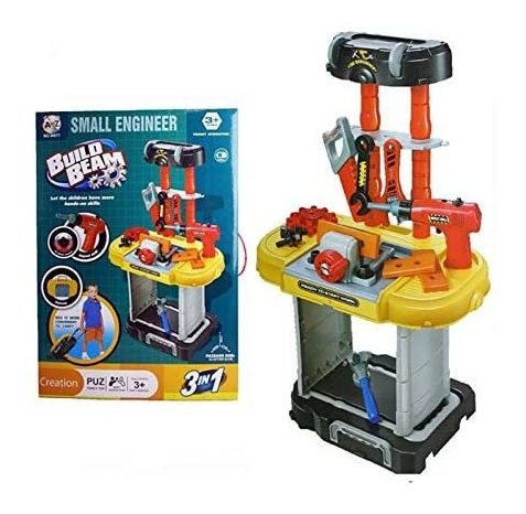 Set Herramientas 3 En 1 Maleta Ingeniero Niño Didactico Educ