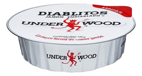 Caja 12 Jamon Untable Diablitos Underwood 100gr 0054 Ml.