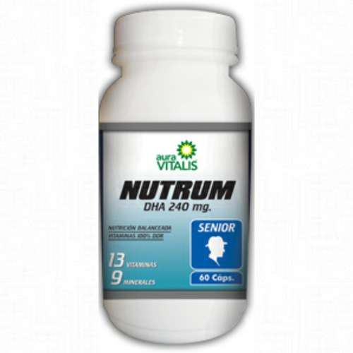 Nutrum Senior 60 Capsulas 13 Vitaminas 9 Minerales 