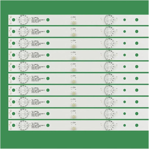 Kit 10 Tiras Led 49 Atvio Celed91865 6v 4led Nuevo Xy-098