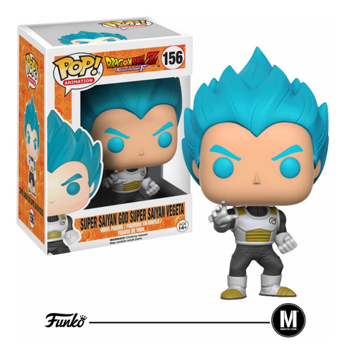 Funko Pop Dbz Super Saiyan God Super Saiyan Vegeta Ssgss W/p