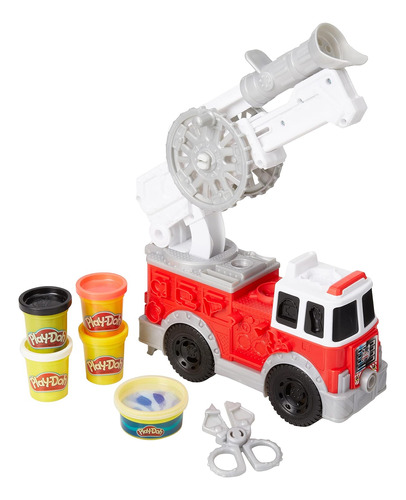 Play-doh Wheels Fire Truck Toy Vehicle Vehicle, 5 Latas, Jug