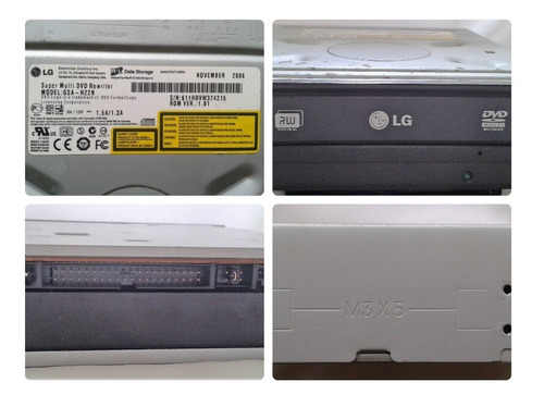 Unidad Cd Ide LG Super Multi Dvd Rewriter Model: Gsa-h42n