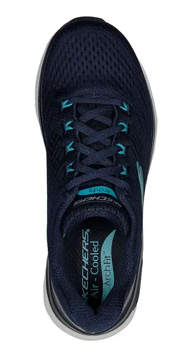 Tenis Mujer Skechers Glide Step - Azul
