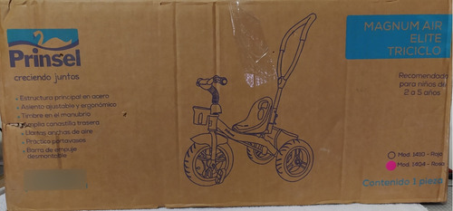 Triciclo Prinsel Magnum Air Elite - Rosa (Usado)