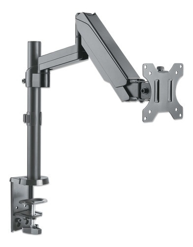 Soporte De Monitor Universal Con Brazo Articulado Y Pistón A Gas Manhattan 461580 - Soporta Pantallas De 17 A 32 Y Hasta 8 Kg.