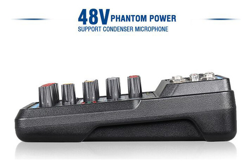 Consola De Mezclas Phantom Plug Power Mixer Eu Usb Miniconso