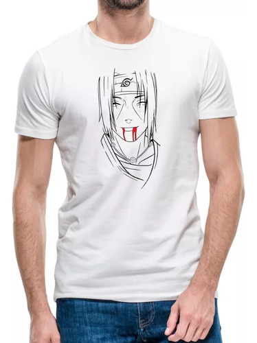 Polo De Itachi Uchiha Anime Naruto Sublimado Cod.g