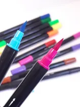 Comprar Marcadores Punta Pincel Set X24 Brush 2 Sets Lettering