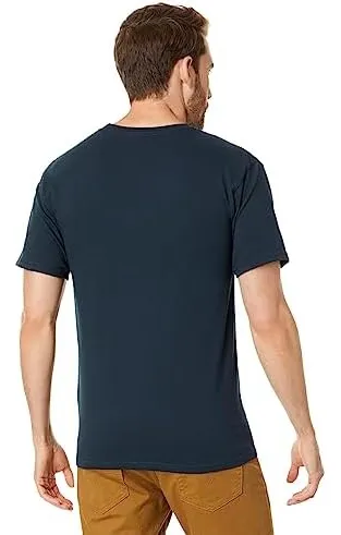 Volcom Polera De Manga Corta Crisp Stone Para Hombre, Azul