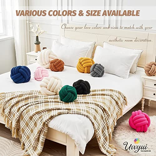 Bola De Almohada Anudada Redonda De Felpa 28 Cm