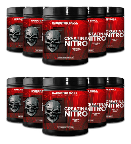 Combo: 10 Unidade Creatine Creatina 300g - Promoçao