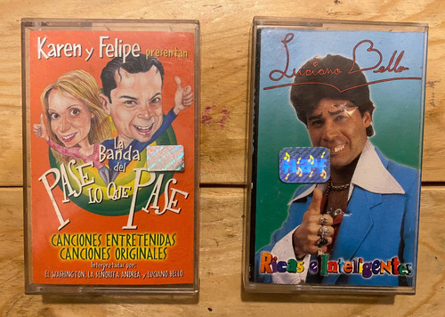 Cassettes Felipe Camiroaga (pase Lo Que Pase, Luciano Bello)