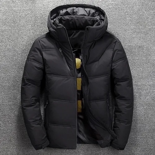 Abrigo Hombre Invierno Acolchado Con Capucha Para Nieve