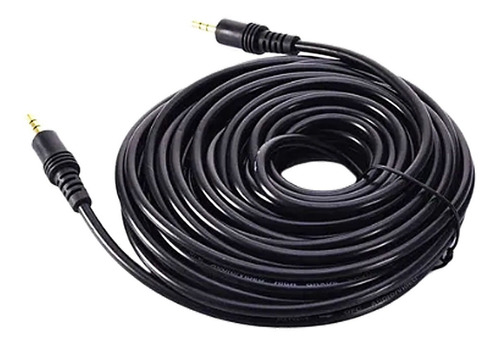 Cable Audio Jack Auxiliar Plug 3.5 Mm Macho Macho 10 Mts