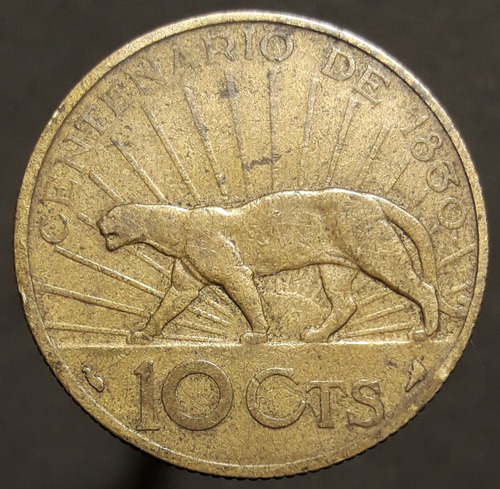 Moneda Uruguay 10 Centésimos 1930 