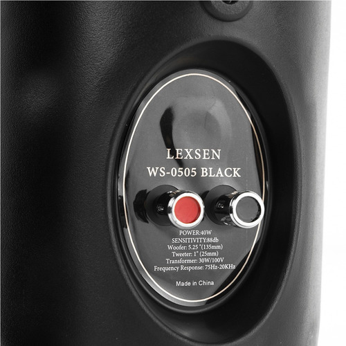 Imagen 3 de 5 de Caja Acustica Lexsen Ws0505 Negra