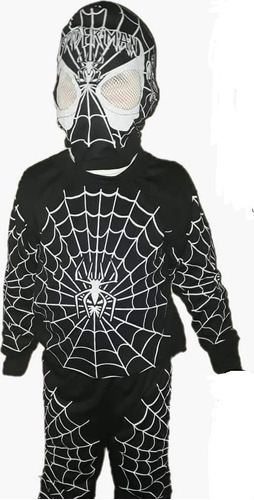 Disfraz Niño Spiderman Negro 