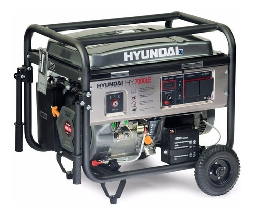 Generador portátil Hyundai HY7000LE 5500W monofásico 220V