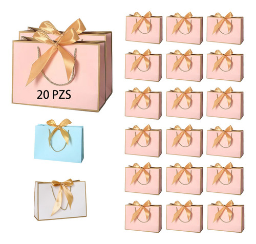 20 Bolsas De Portátiles Ecológicas Color Rosa