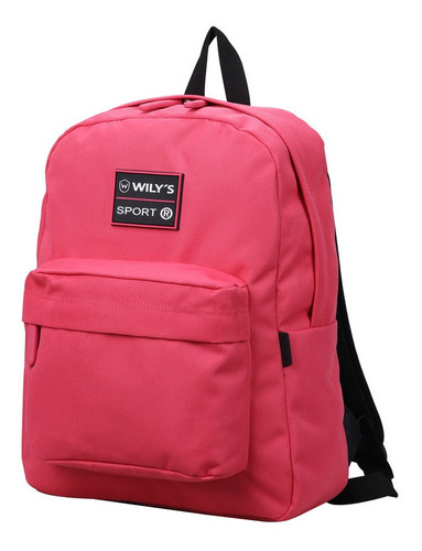 Mochila Para Laptop Dama Casual Escolar  Wilys  16.6  Rosa