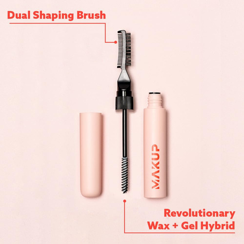 Makup Brow Me, Gel Para Esculpir Cejas + Cera Híbrida, Vegan