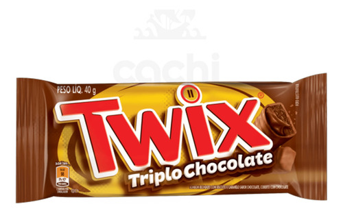 Twix Bar Triplo Chocolate 40grs