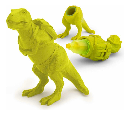Resaltador Divertido De Dinosaurio T-rex Amarillo Mustard