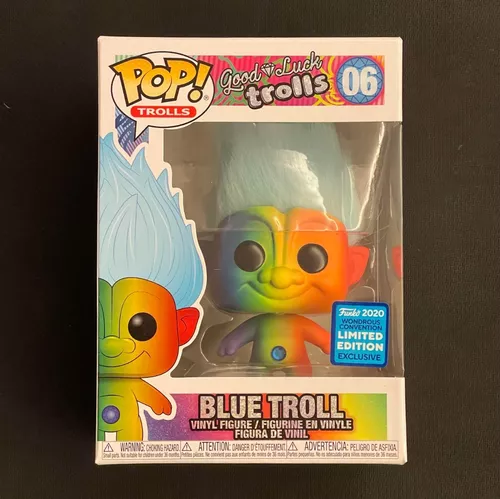 Funko Pop! Trolls Good Luck Trolls Blue Troll 06 Exclusivo