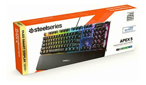 Steelseries Apex Teclado Mecánico Para Juegos Pantalla