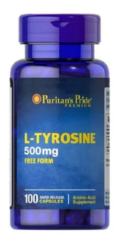 L - Tirosina 500 Mg - 100 Cápsulas - Unidad a $899