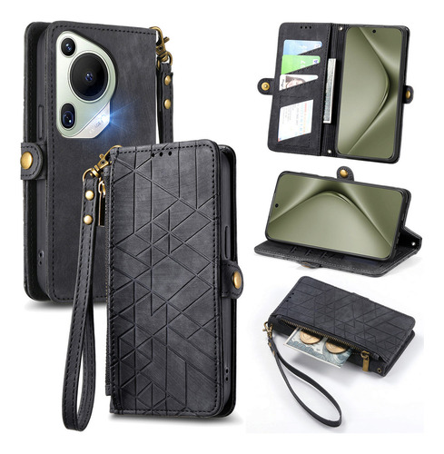 Funda De Piel Tipo Cartera Para Honor X8c X8b X8a