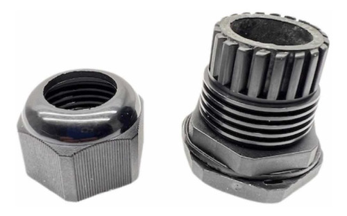 Imagen 3 de 5 de Conector Glandula Pg25 Negro Nylon Paquete/10 Pzas Pg25-b