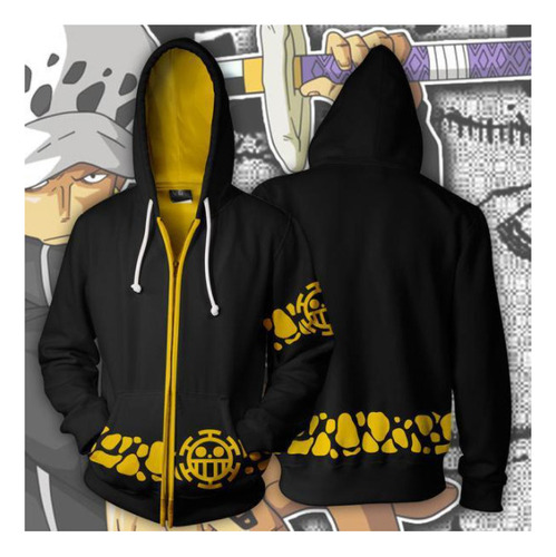 Ropa De Cosplay De Halloween Rpg One Piecesudadera Con Capuc