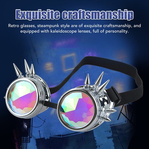 Lentes Psicodélicas Rave Steampunk, Retro, Para Pc, Con Band