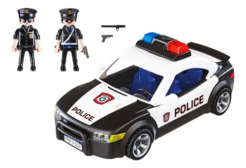 Playmobil Policia Auto Patrullero Luces Sonido Palermo Znort