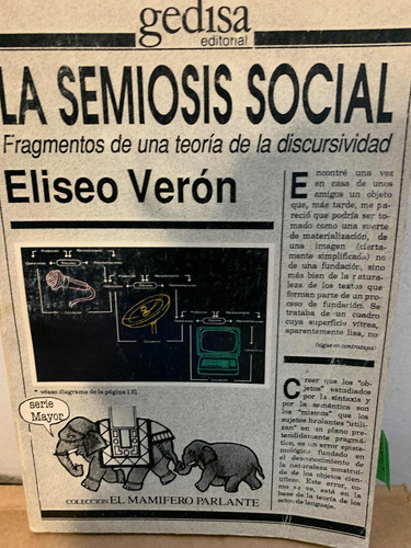 La Semiosis Social Eliseo Veron · Gedisa