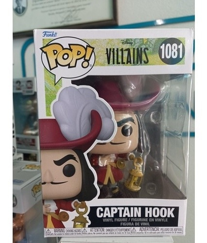 Funko Pop Captain Hook 1081 Disney Villanos Capitán Garfio