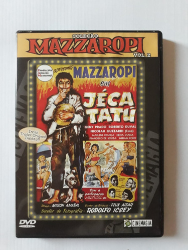 Dvd Mazzaropi - Jéca Tatú - Original Usado