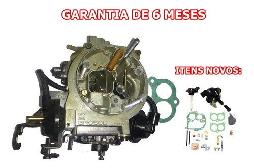 Carburador Brosol 2e Ford Pampa Ap 1.8/2.0 Gasolina 2ºmec (Recondicionado)