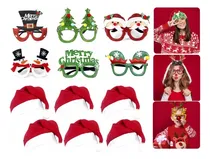 Comprar Lentes Navidad, Gorro De Papá Noel, Artículos Fiestas
