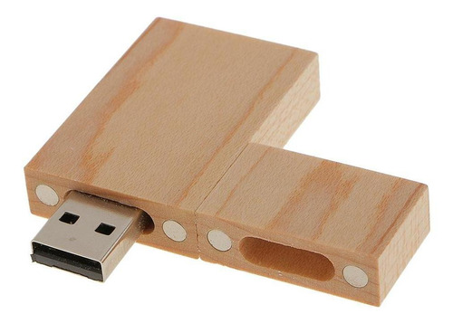 Imagem 3 de 6 de Maple Cuboid Com Caixa De Madeira Usb Flash Drive Caneta De
